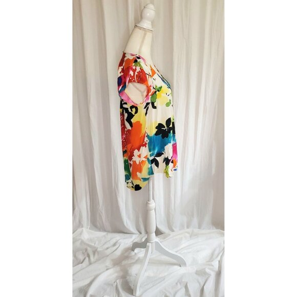 Jam's World Rainbow Abstract Symphony Daydreamer Shirt Top Women's Medium U.S.A. - Picture 3 of 13